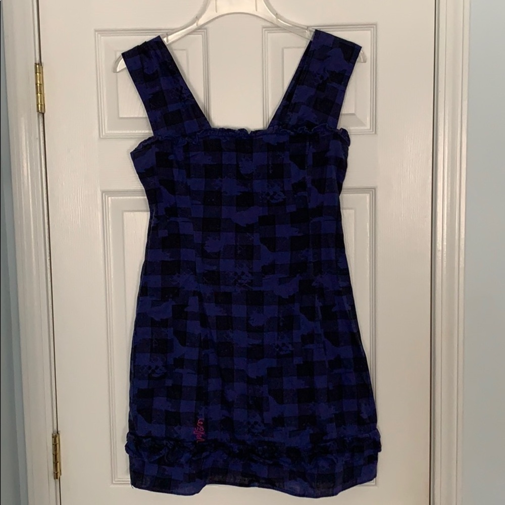 Volcom SHINE ON YOU CRAZY DIAMOND plaid dress